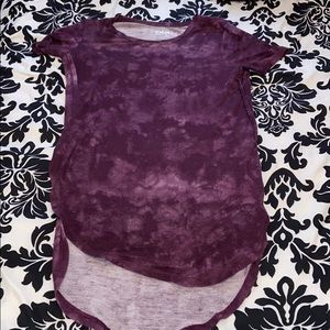 Purple tie dye shirt
